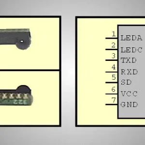 Akció Infravörös adó-vevő modul 115.2Kbit/s, 875nm