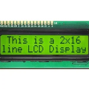 ERM1602SYG-6 LCD kijelző modul 2x16 karakter 5*7Dots+Cursor 3.3V Szezonális akció