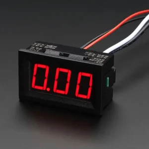 3 digites LCD panelműszer Ampermérő 0-9.99A méréstartományhoz Szuper akció