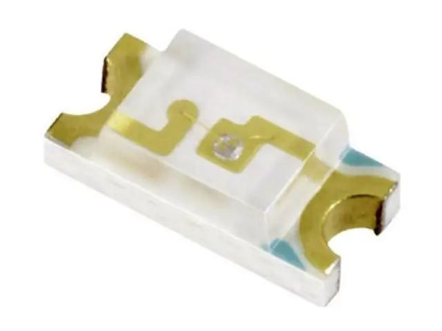 Utolsó esély LED SMD 1206 zöld, víztiszta 600...780mcd