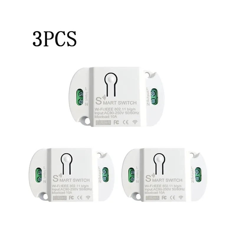Csomag: 3 db - eWeLink DIY WiFi BT 2.4G Smart Light Switch Timer Smart Life APP Hang/távirányító Az Alexa Google Home Alice Vedd meg online