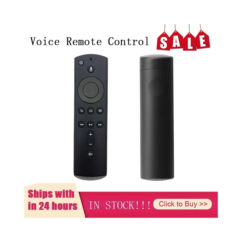 Végkiárusítás az ábrán látható módon - Amazon TV-hez Fire Stick/Cube L5B83H Bluetooth-kompatibilis távirányító Csere Smart Voice