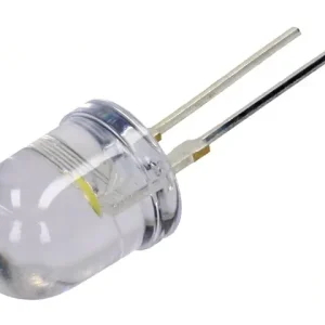 LED 10mm fehér, víztiszta 131...149cd, RM-5.16 Különleges ajánlat