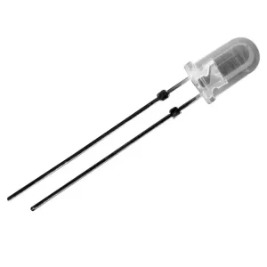 LED 5mm infravörös, víztiszta 100mW 850nm Gyors szállítás