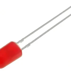 LED 5mm piros, diffúz 100...150mcd (gallér nélküli) Rendeld meg most