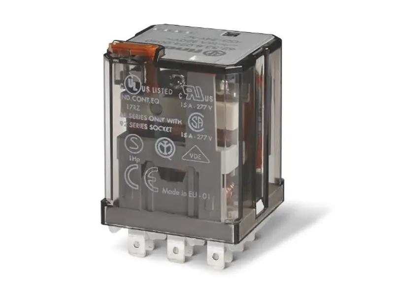 Relé 3x250V 16A/30A 230VAC (sarus 4.8) 62.33.8.230.0040 AgCdO2 Biztonságos fizetés