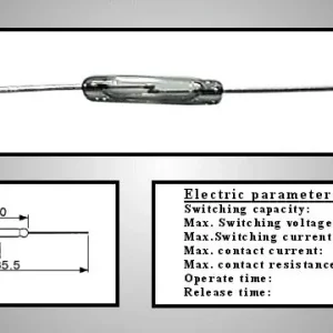 Alacsony ár REED SW.Us:200V Is:0.5A Ps:10W 10mm üvegcső hossz KSK1A87-2025