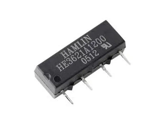 REED 12VDC SPST-NO 1x200VAC/0,5A SIP relé 4p. Legnépszerűbb