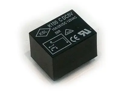 Relé 1x125Vac/28Vdc 10A 5VDC K100-C DC5V Szezonális akció