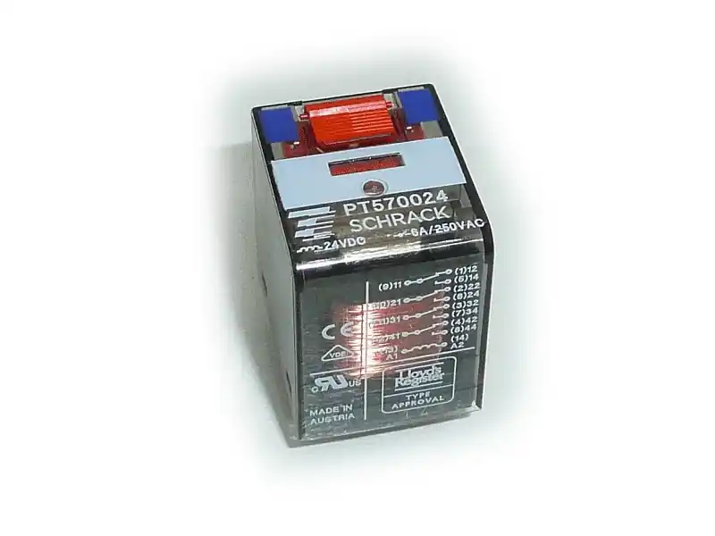 Utolsó esély Relé 4x250V 6A 24VDC 1-1393154-2