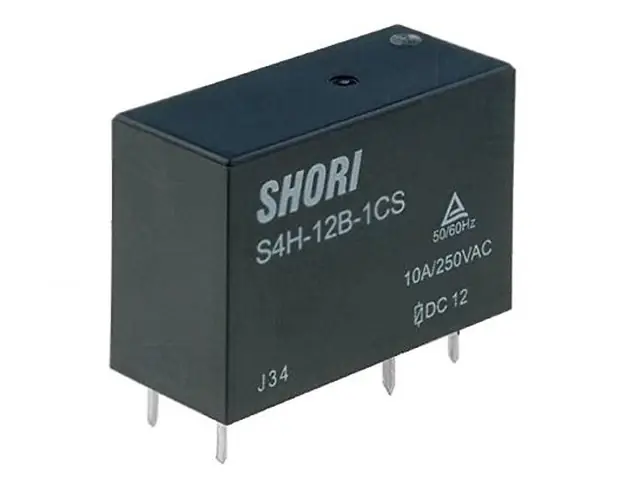Relé 1x250V 10A 24VDC S4H-24B-1CS Végkiárusítás