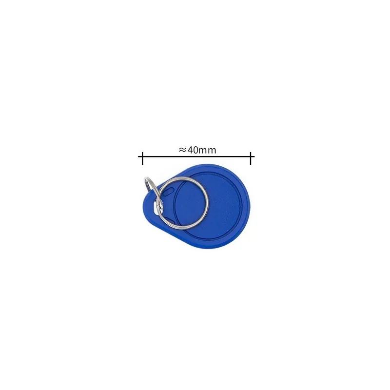 Szín: Kulcstartó 10db - 10db RFID kártya 13.56Mhz MF S50 Proximity IC Smart Card Tag 13.56MHz Mif1 S50 kulcstartó NFC címke Biztonságos fizetés