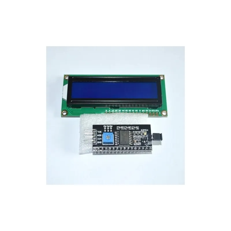 Outlet 1602 16x2 HD44780 karakteres LCD /w IIC/I2C soros interfész adapter modul