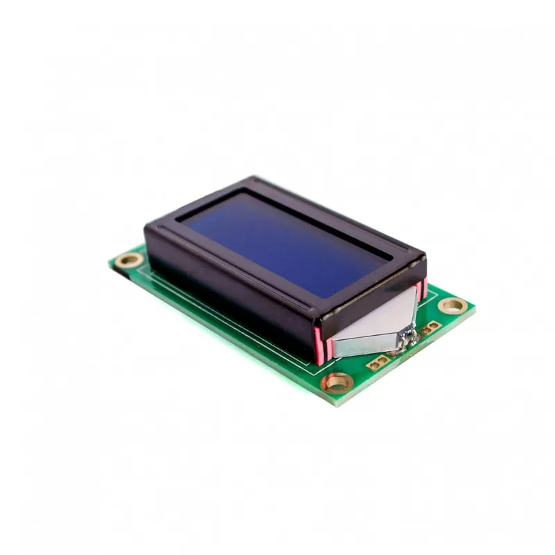 Biztonságos vásárlás Kék - Hot Sale 8 x 2 LCD modul 0802 karakteres kijelző kék vagy zöld