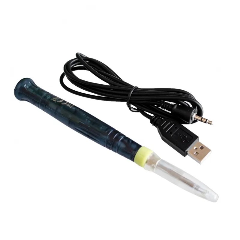 Legkelendőbb 5V DC / 8W Mini hordozható USB elektromos tápellátású forrasztópáka tollhegy Touch Switc elektromos meghajtású