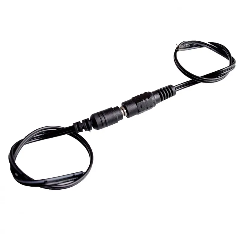 Vedd meg online 10 db anya 10 db apa 5,5 x 2,1 mm-es DC tápcsatlakozó adapter kábel Pigtail dugós vezeték