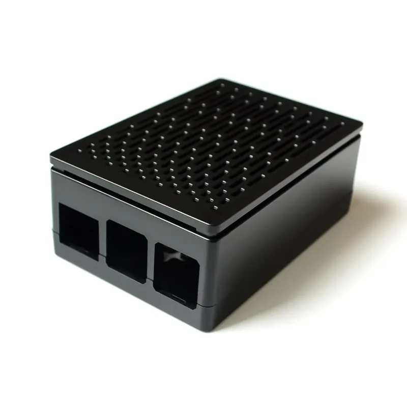 Szín: egyhéjú - Raspberry PI 3B 3,5 hüvelykes érintőkijelző háza hűtőventilátor beépíthető 2 az 1-ben ABS dobozban Legnépszerűbb