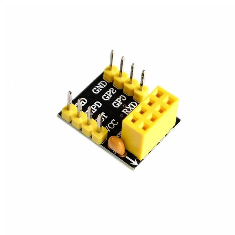 Utolsó esély 100db ESP-01 Esp8266 ESP-01S modellhez az ESP8266 soros kenyértábla adapterhez WiFi adó-vevő modulhoz, kitörési UART