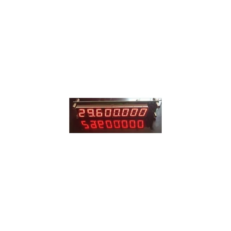 Piros szín - RF jelfrekvenciás számláló cimométer, kék/piros/zöld 8 bites csöves LED digitális teszter 0,1 MHz - 60 Olcsóbb
