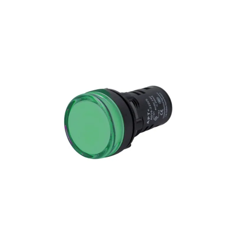 Szezonális akció AD16-22D/g28 100799322 220VAC/DC | 22.3mm zöld AD16-22D Jelző lámpa