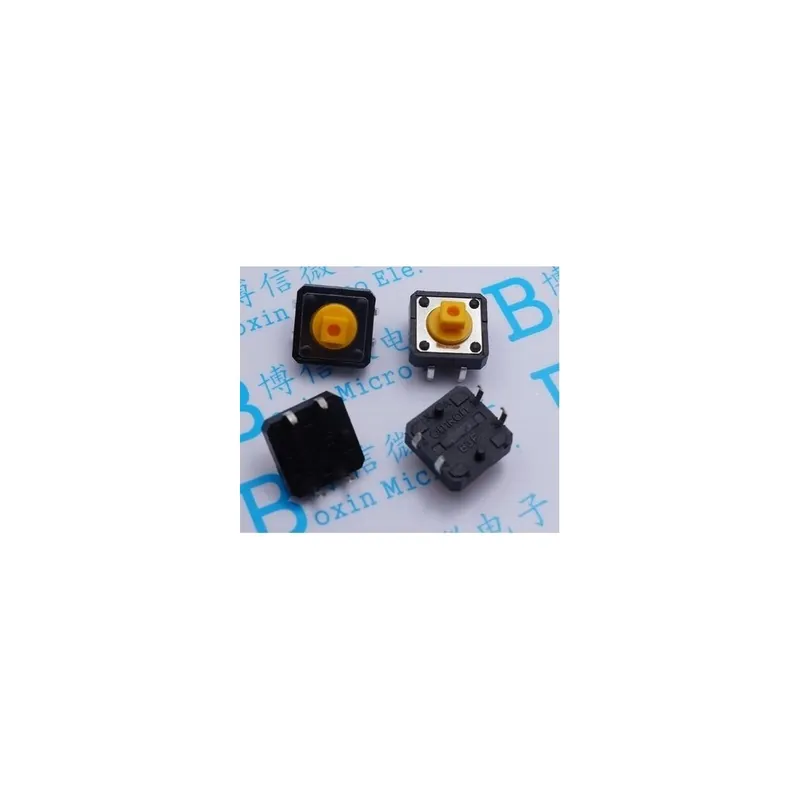 10db 12*12*7,3mm Gomb Nyomógombos Kapcsolók Mikrokapcsoló Gomb B3F-4055 Kedvezményes ár