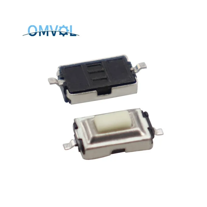 Vedd meg online 3*6*2,5MM 3*6*2,5H 3x6x2,5MM SMD fehér Nyomógombos kapcsoló Mikrokapcsoló Nyomógombos Kapcsoló