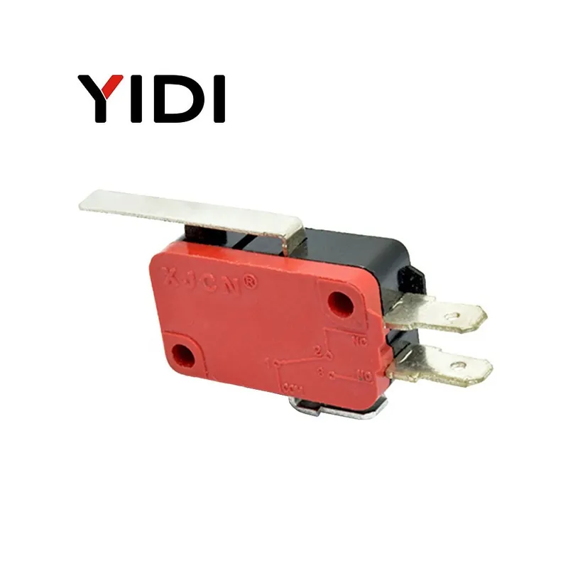 5db-V-152-1C25-Mikrokapcsoló 16A 250VAC SPDT Azonnali Menet Végálláskapcsoló 1NO1NC Karos görgő Azonnali szállítás