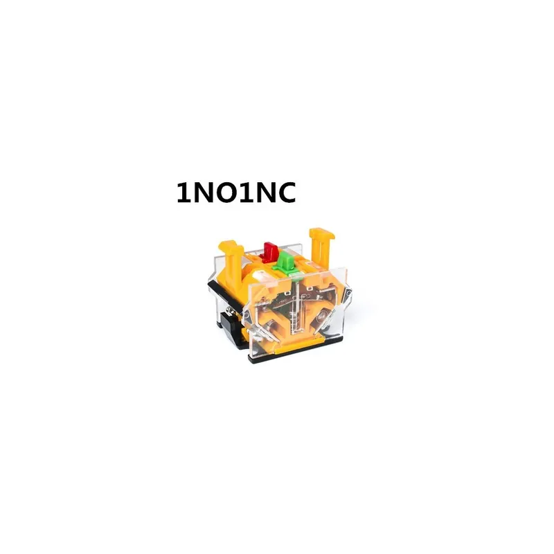 Ön-Újraindító-1NO 1NC-1NO1NC-1db ON-OFF kapcsolós Nyomógomb 22mm 4 Csavaros Panel kivágás LA38-11BN 11BNZS Biztonságos fizetés