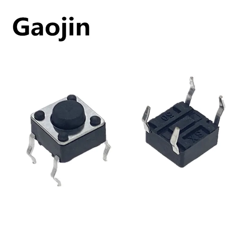 Korlátozott ajánlat 6X6X9-10db Azonnali Nyomógomb kapcsoló 6X6X4,3/5/6/7/8/9/10/mm SMD PCB Összeszerelt 4 Tűs
