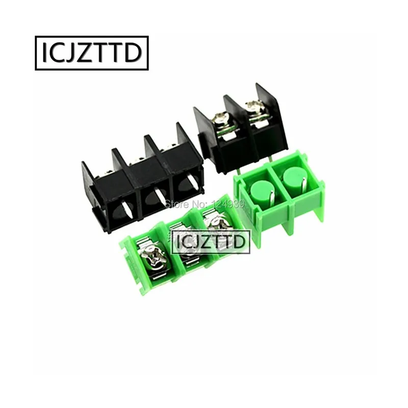 Olcsóbb KF7,62-4P-Zöld 1db-KF7.62-2P KF7.62-3P 7,62mm Hangmagasság pcb Csavar blokk Összekötő csatlakozó Terminál KF7.62 ROHS