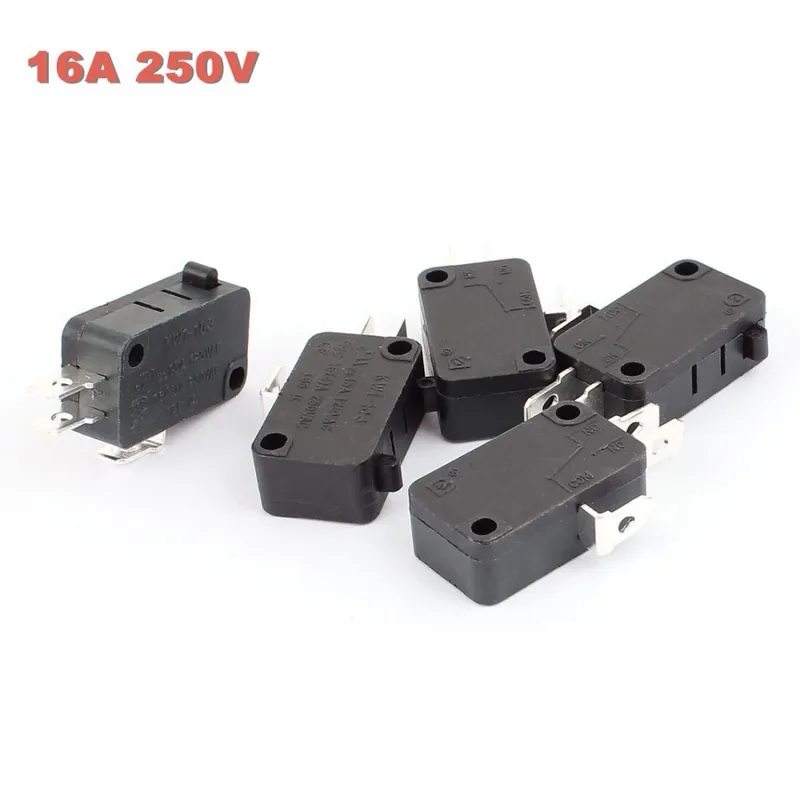 50db-Nyomógomb KW1-103 3 Tűs Mikrokapcsoló SPDT 16A Mikro kapcsoló Azonnal elérhető
