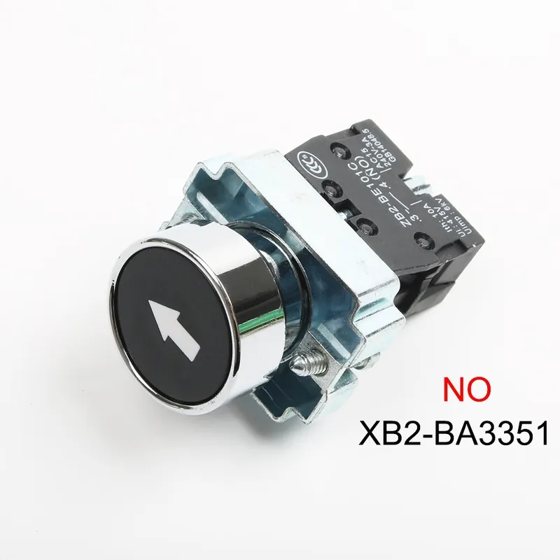 Korlátozott ajánlat XB2-BA3351-1db XB2-NO/NC Azonnali Lapos Nyomógomb kapcsoló Self-reset/Ön-Újraindító 22mm szimbólum jellel