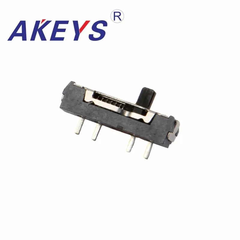Újdonság Fekete jobb Újraindító-MSKT-13D18 fogantyú 2MM MINI tolókapcsoló 4P3T SMD SMT 4 Tűs 3 Pozíciós mini Váltó kapcsoló