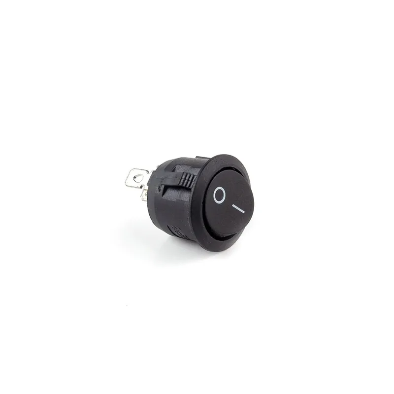 5 db-Fekete-2D2 Tűs-KCD1 20mm ON-OFF / ON-OFF-ON SPST Billenőkapcsoló 10A/250V Nyomógomb kapcsoló Önzáró/Reteszelt Biztonságos vásárlás