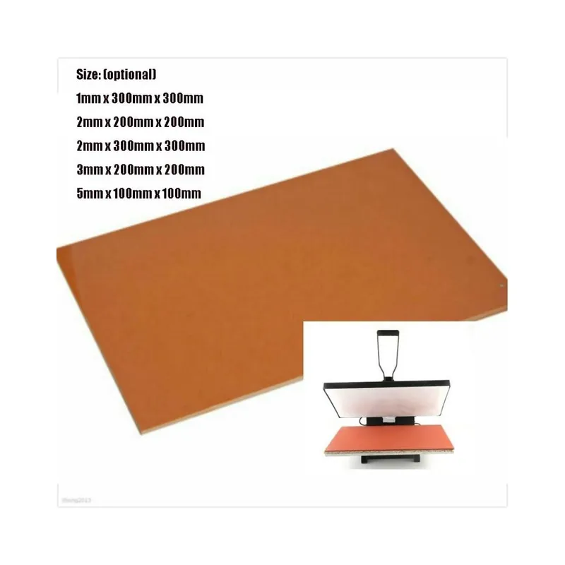 Ne maradj le 1x300x300mm-Vastag Vinyl különböző méretű fenolgyanta lemez antisztatikus és magas hőállóságú 1/2/3/5mm Szigetelt panelek