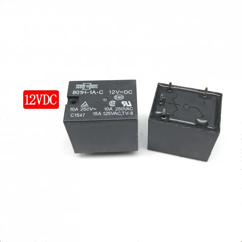 801H-1A-C-5V-1db 801H-1A-C-5VDC 801H-1A-C-12VDC 801H-1A-C-24VDC DIP4 relé Teljesen új eredeti Szuper ajánlat