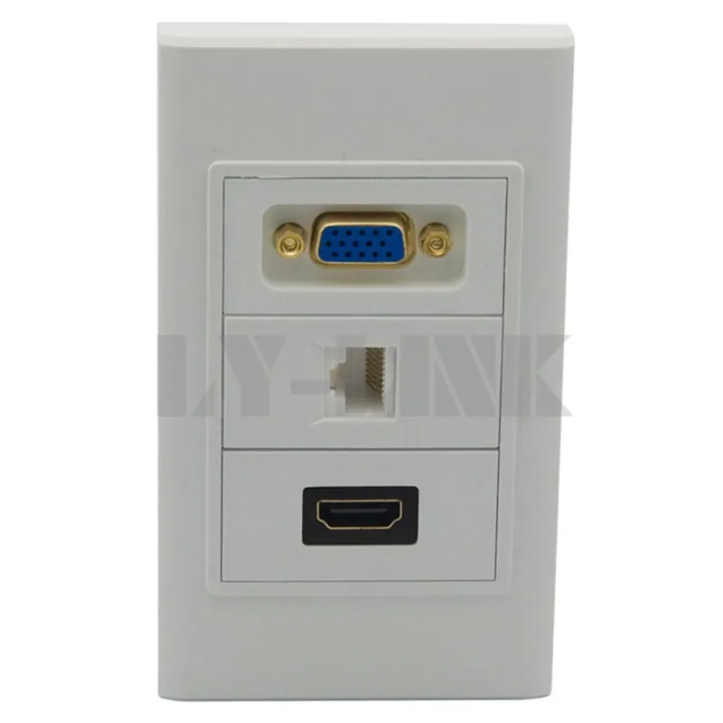 HDMI + VGA + RJ45 Anya - Anya Fali lemez Biztonságos fizetés
