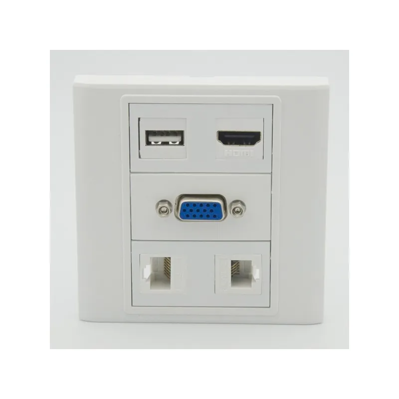 HDMI USB VGA RJ45 RJ11 Fali lemez Anya - Anya csatlakozóval Bestseller