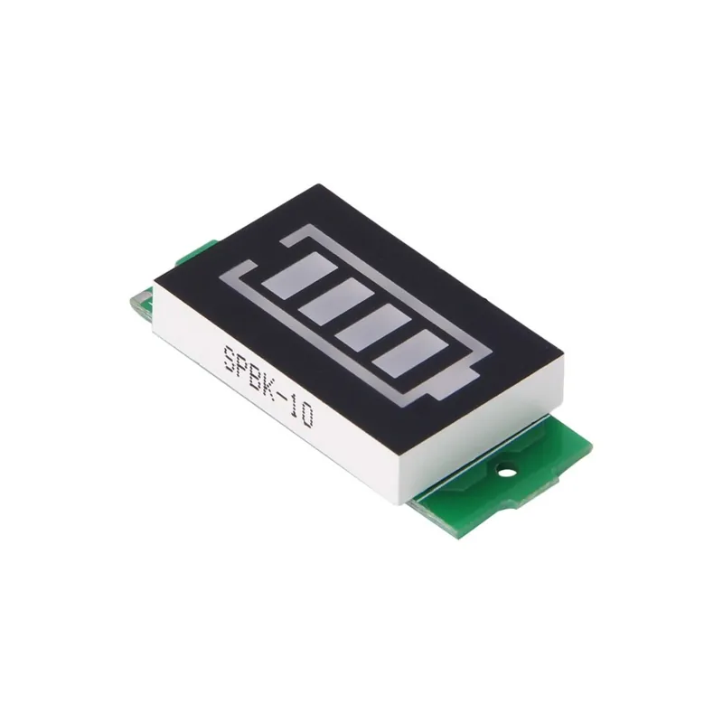 Szimpla 3.7V lítium akkumulátor Kapacitásjelző Modul 4.2V Kék Kijelző Tesztelő Rendeld meg most