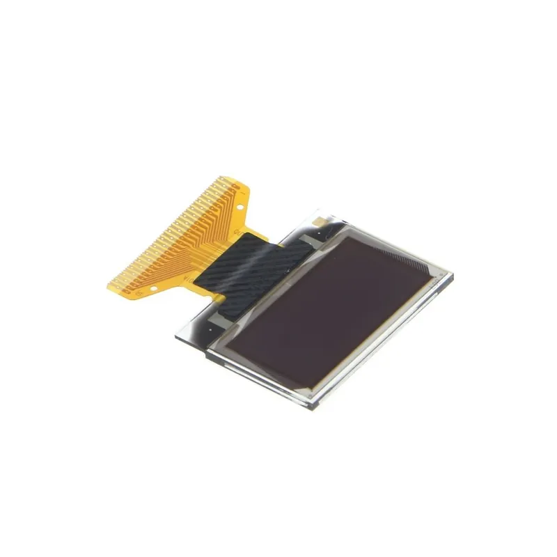 Expressz szállítás 0.96" 30 Tűs 128X64 OLED LCD Fehér Kijelző Modul SPI sorozatú SSD1306 Arduino-hoz