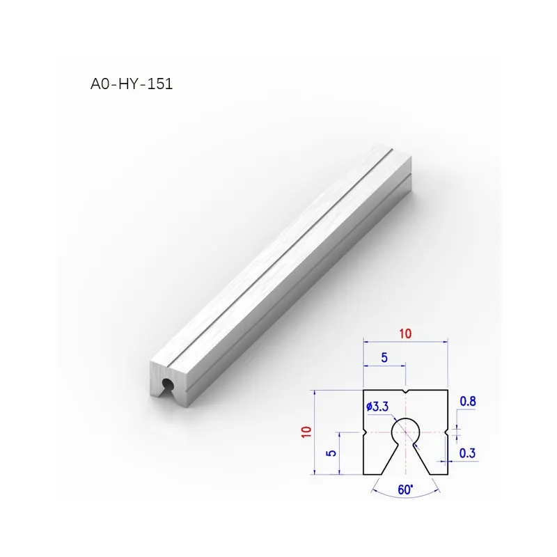 450-A0-HY-151-T-slot Extrudált alumínium Profil Hűtőborda fogantyú Alkatrészek Személyre szabott 6061 Ipari Fém Burkolat Bestseller