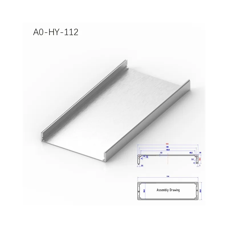 Alacsony ár A0-HY-112-250mm-Professzionális Gyártó 6061 Extrudált Alumínium Profil Testreszabhatóek alváza