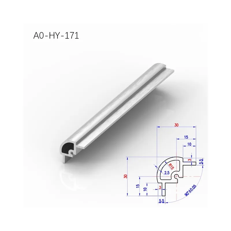 300-A0-HY-171-BRZHIFI Eloxált 6061 Extrudált alumínium Profil Erősítő Audio termék borítás Sarokcsatlakozó CNC megmunkálással Különleges ajánlat