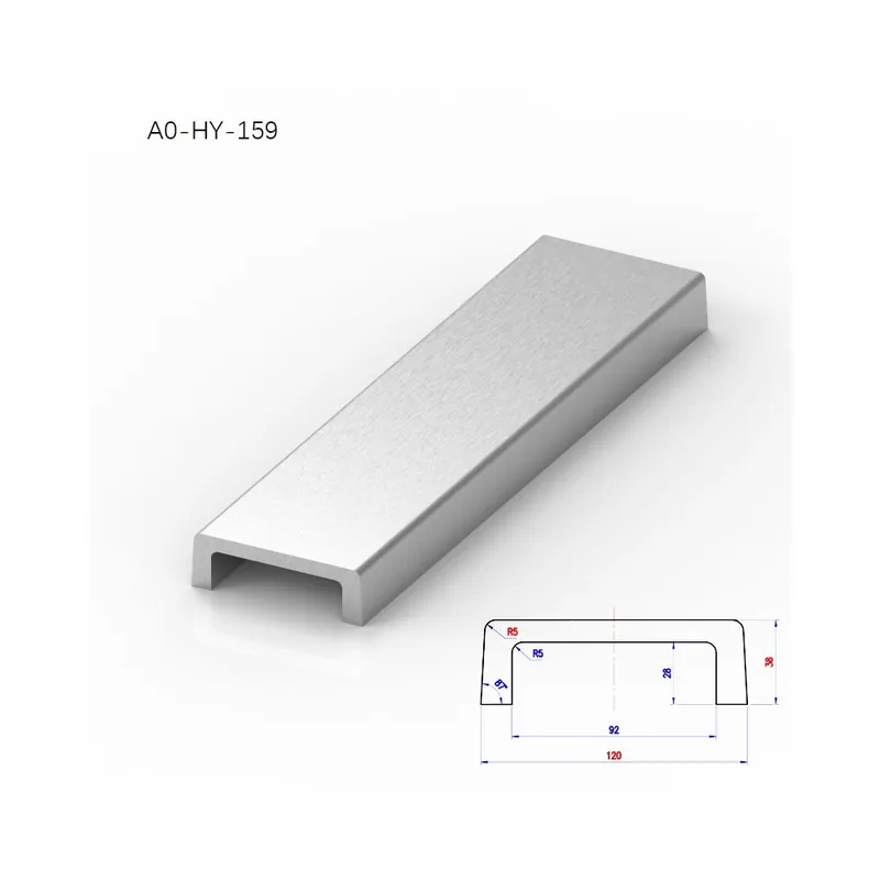 300-A0-HY-159-BRZHIFI Top 6061 Alumínium Profil Erősítő Panel Teljesítmény erősítő alváz Termék fogantyú CNC megmunkálással OEM Árcsökkenés