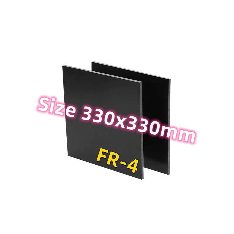 Biztonságos fizetés 5mm-Fekete-330x330mm Világos zöld FR4 Üveggyapot Fekete 3240 Epoxi gyanta G10 Bakelit Szigetelés tábla CNC-gravírozás